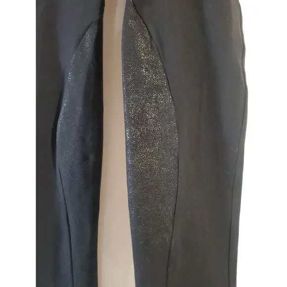 Spanx Ready To Wow Black Faux Leather Riding Leggings Womens Size XL Shapewear - Picture 7 of 13